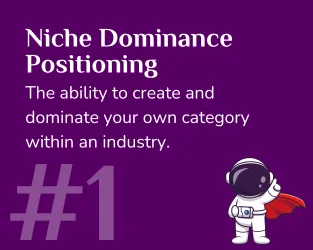 #1 Niche dominance positioning