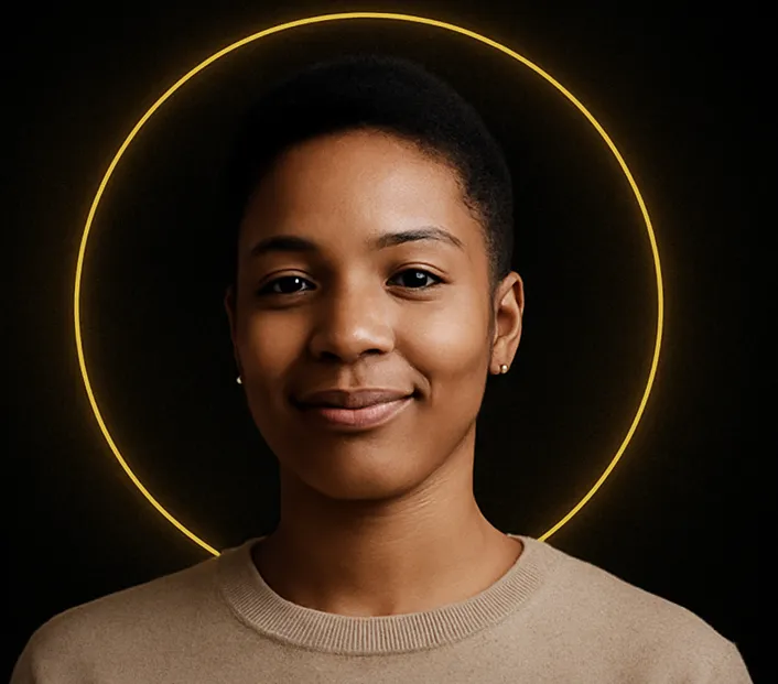 Portrait of Maya R., Small Business Owner