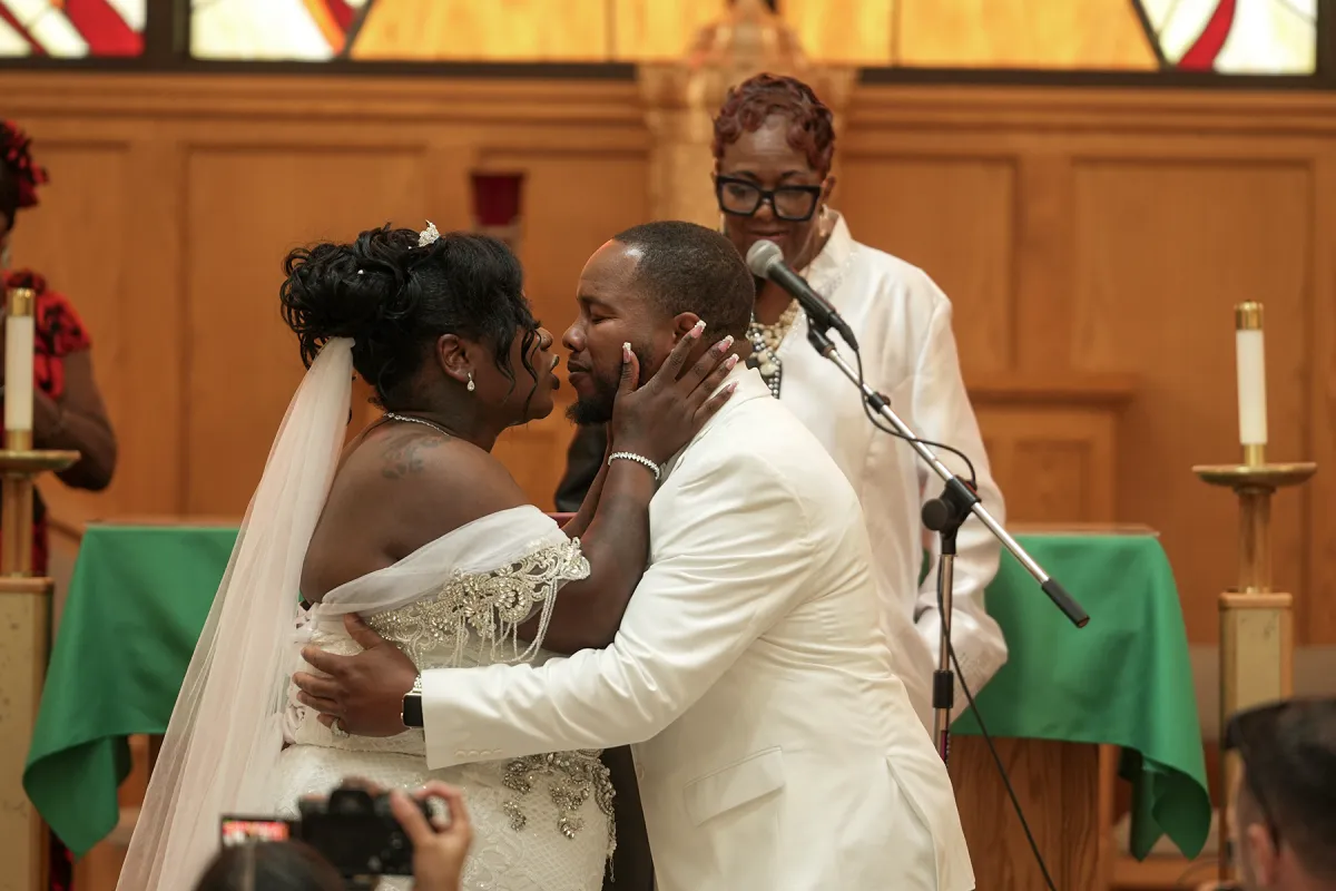 Wedding kiss — Executive Choices Photography