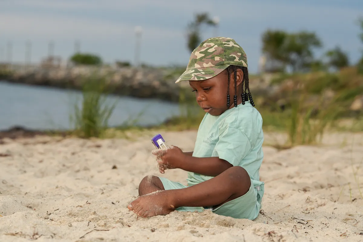 Grandson — beach session — Executive Choices Photography