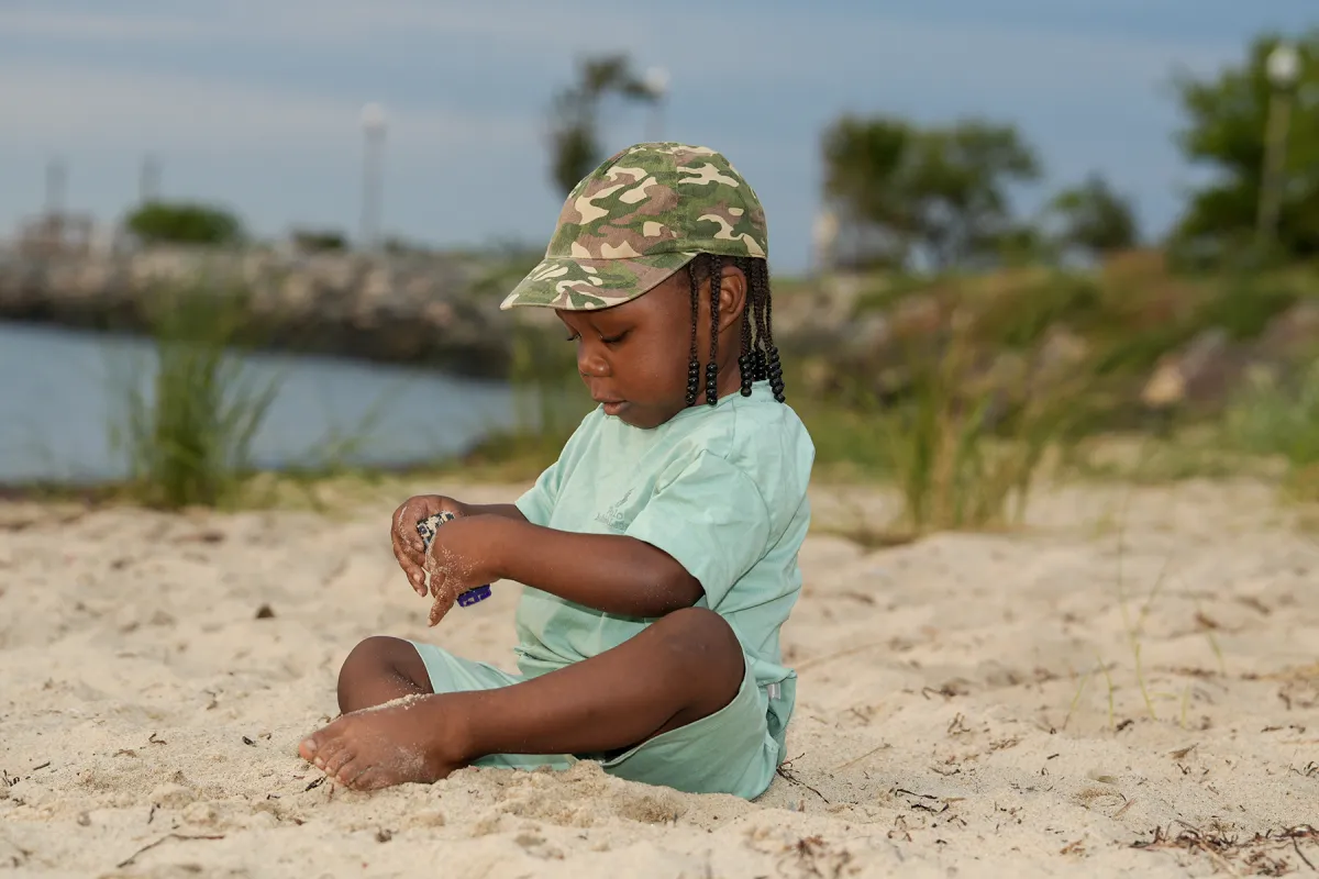 Grandson — beach session — Executive Choices Photography