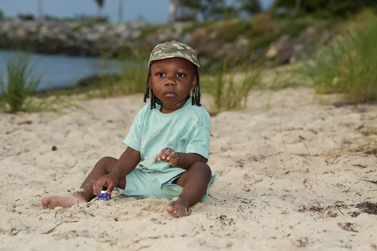 Grandson — beach session — Executive Choices Photography