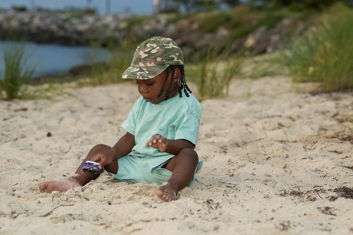Grandson — beach session — Executive Choices Photography