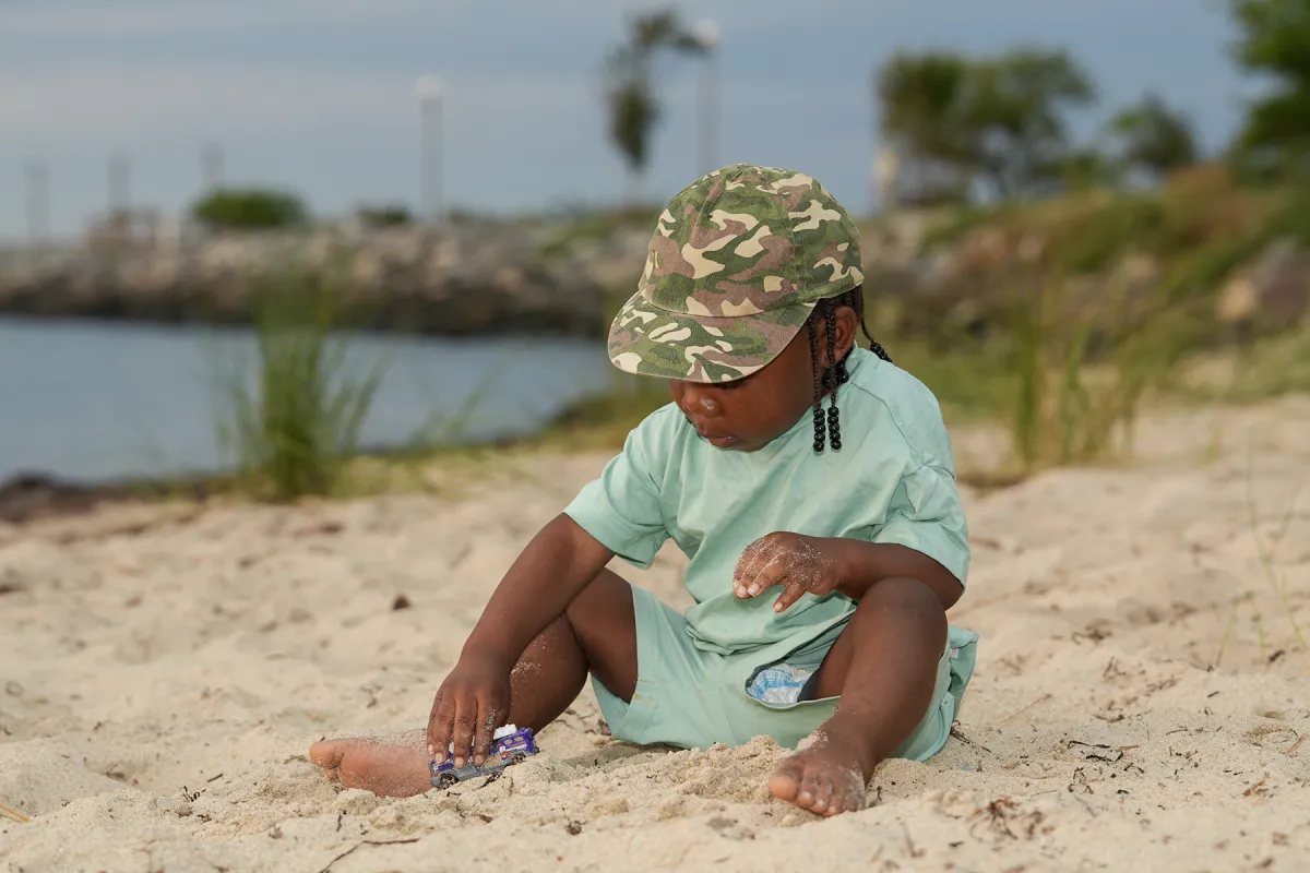 Grandson — beach session — Executive Choices Photography