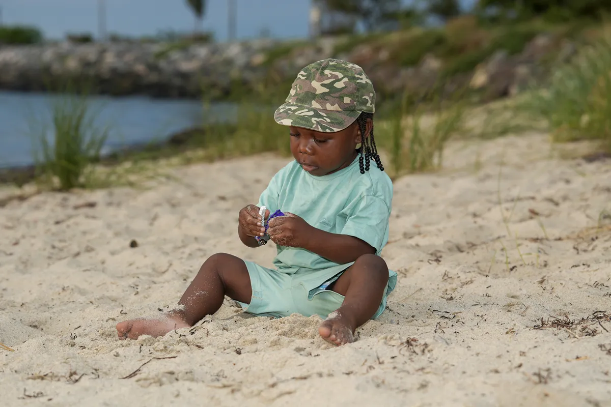 Grandson — beach session — Executive Choices Photography