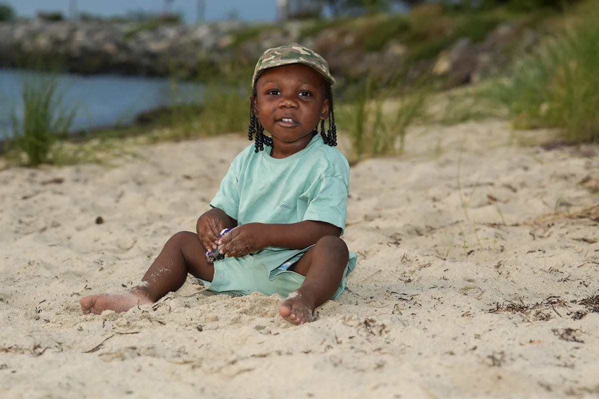 Grandson — beach session — Executive Choices Photography