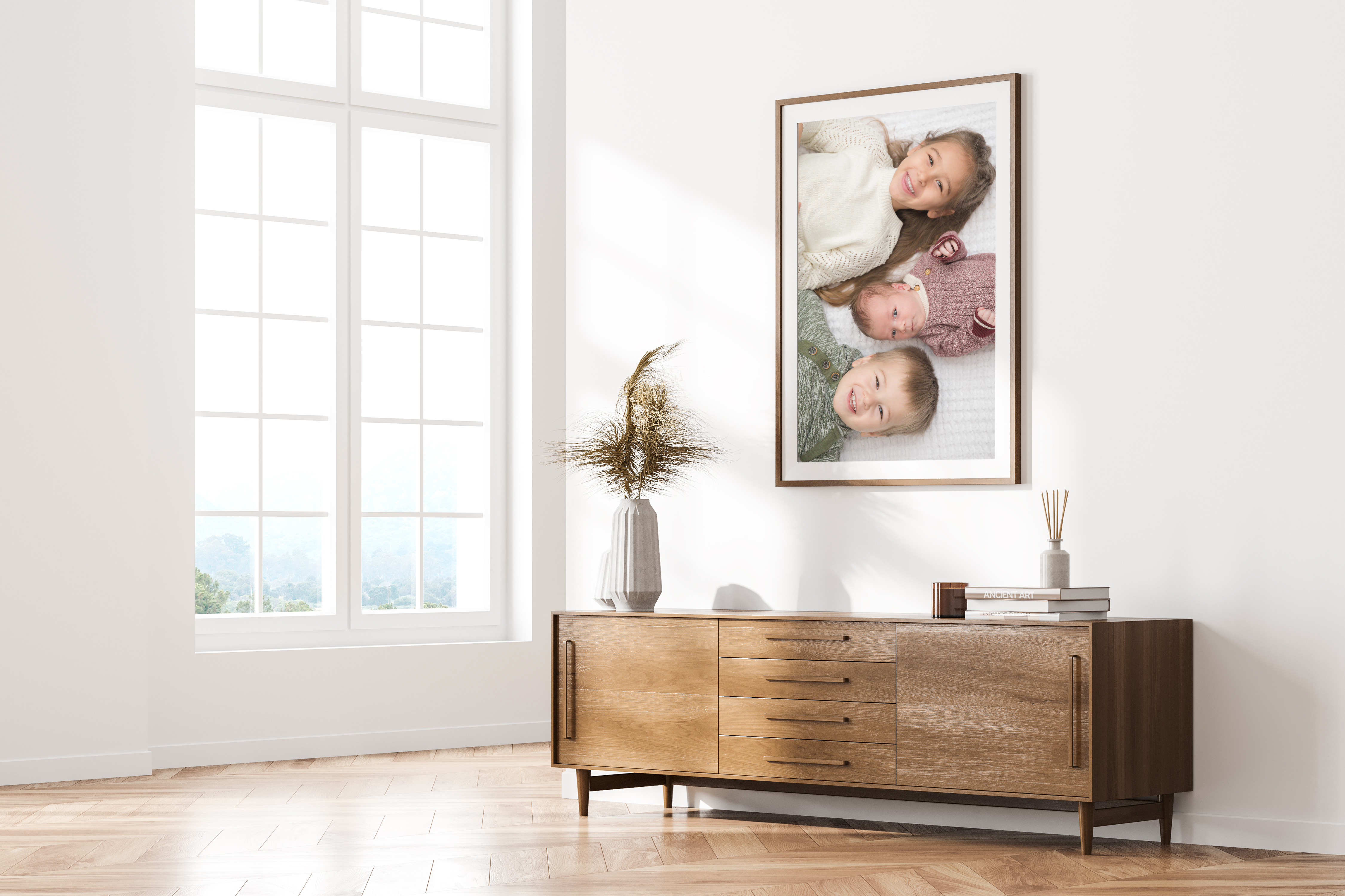 Family Wall Portrait Artwork from Case Studios Photography