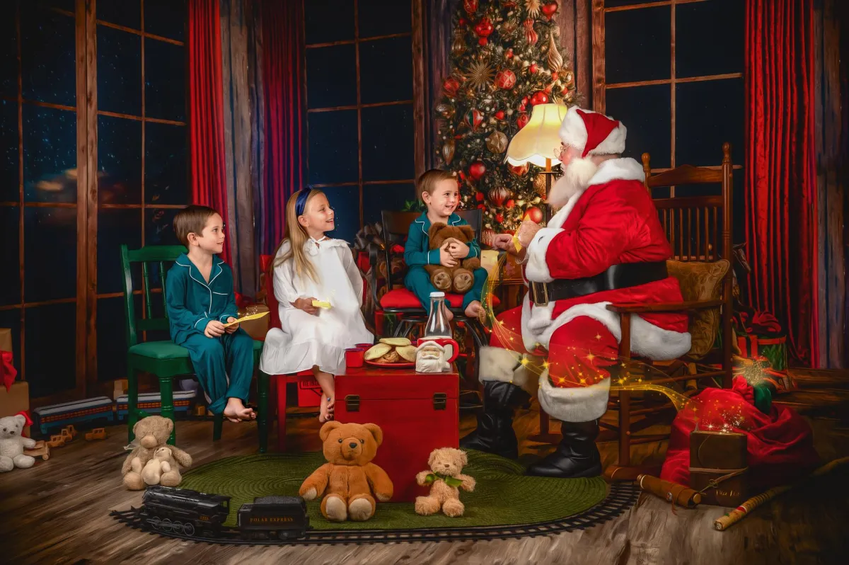 Outdoor fall family portraits in Visalia, CA