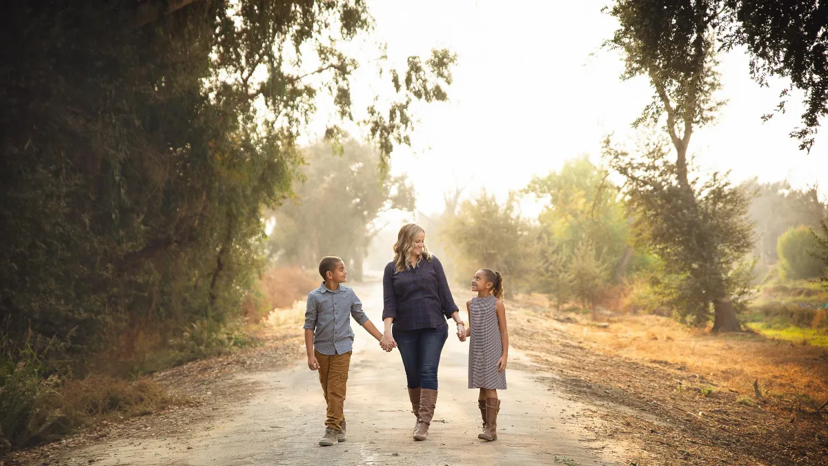 Outdoor all family portraits in Lemoore, CA
