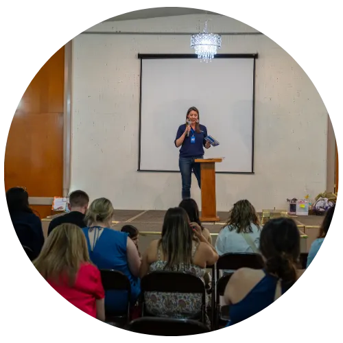 others and birth professionals gathered in a community workshop during The Birth & Art Collective’s Education and Outreach program in California’s Central Valley