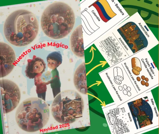 a red book sitting on top of a red blanket