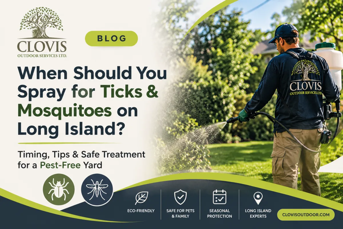 When Should You Spray for Ticks and Mosquitoes on Long Island?