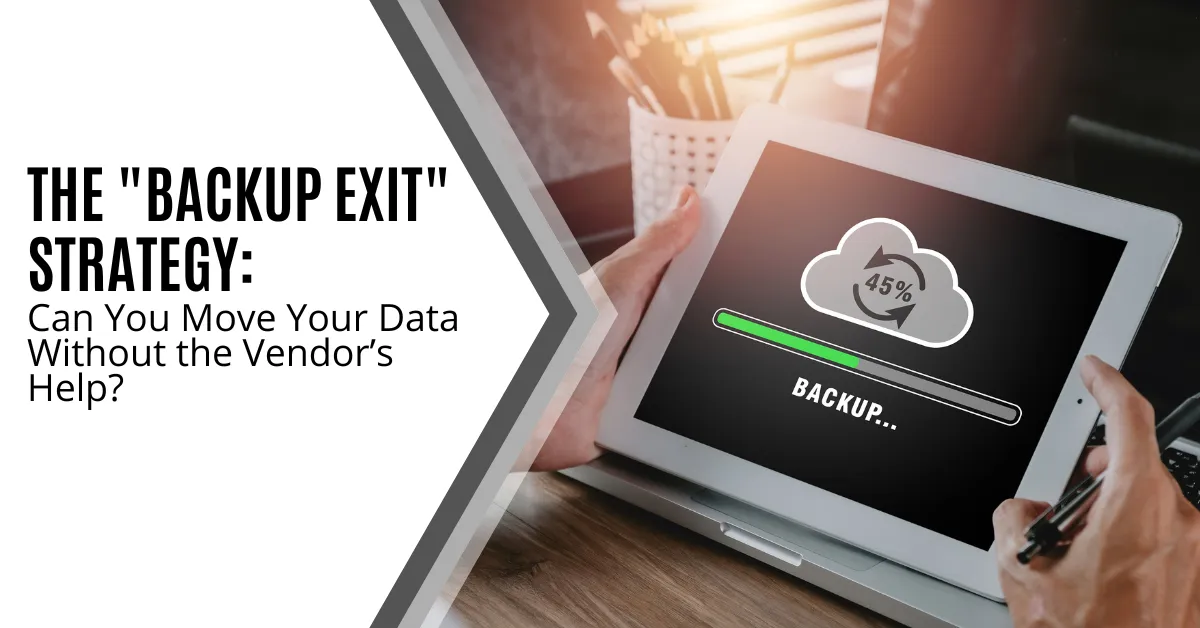 For many small businesses, the front door is wide open, but the emergency exit is bolted shut: exports are incomplete, key data sits in proprietary formats, and leaving requires expensive vendor help.