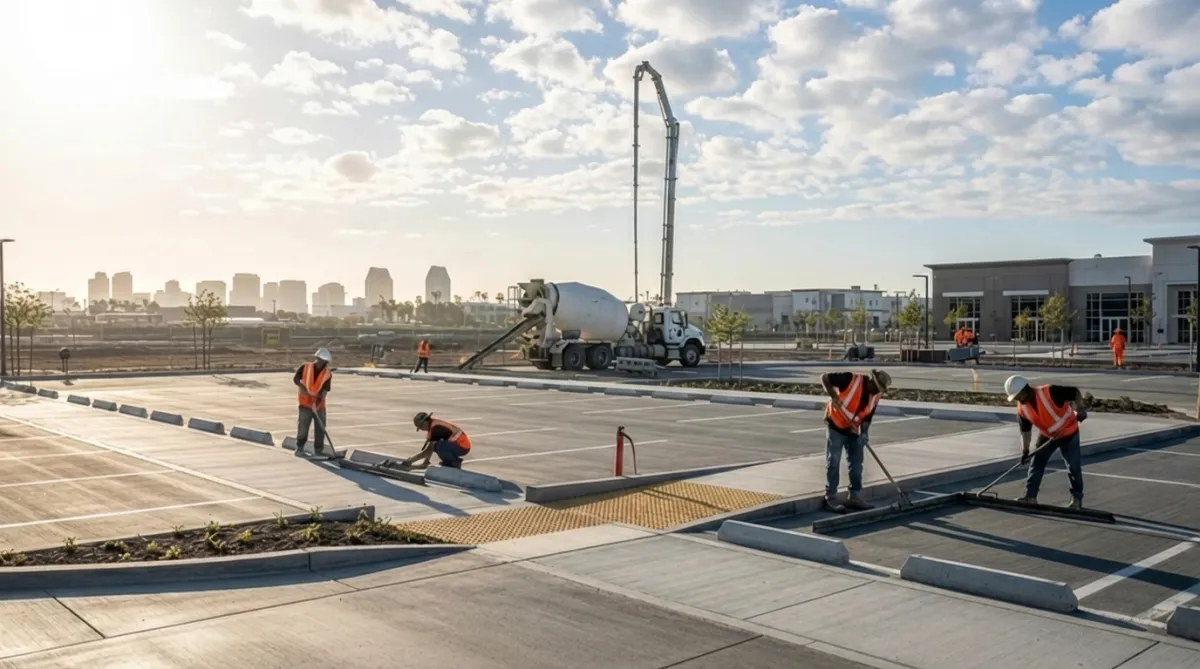 commercial concrete contractor san diego large project