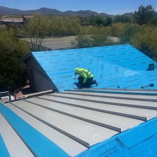 camp verde metal roof install