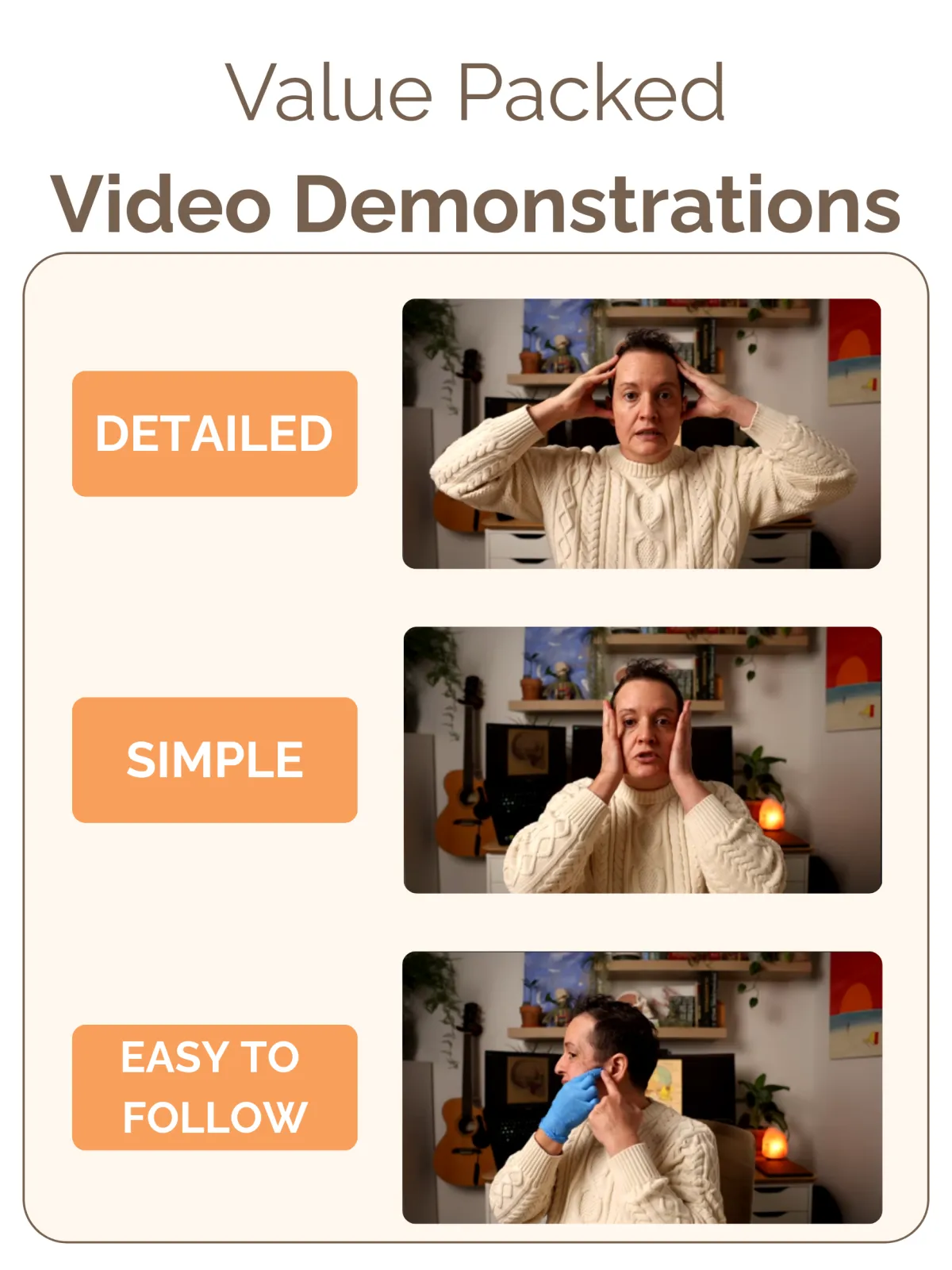 Easy simple easy to follow video tutorials