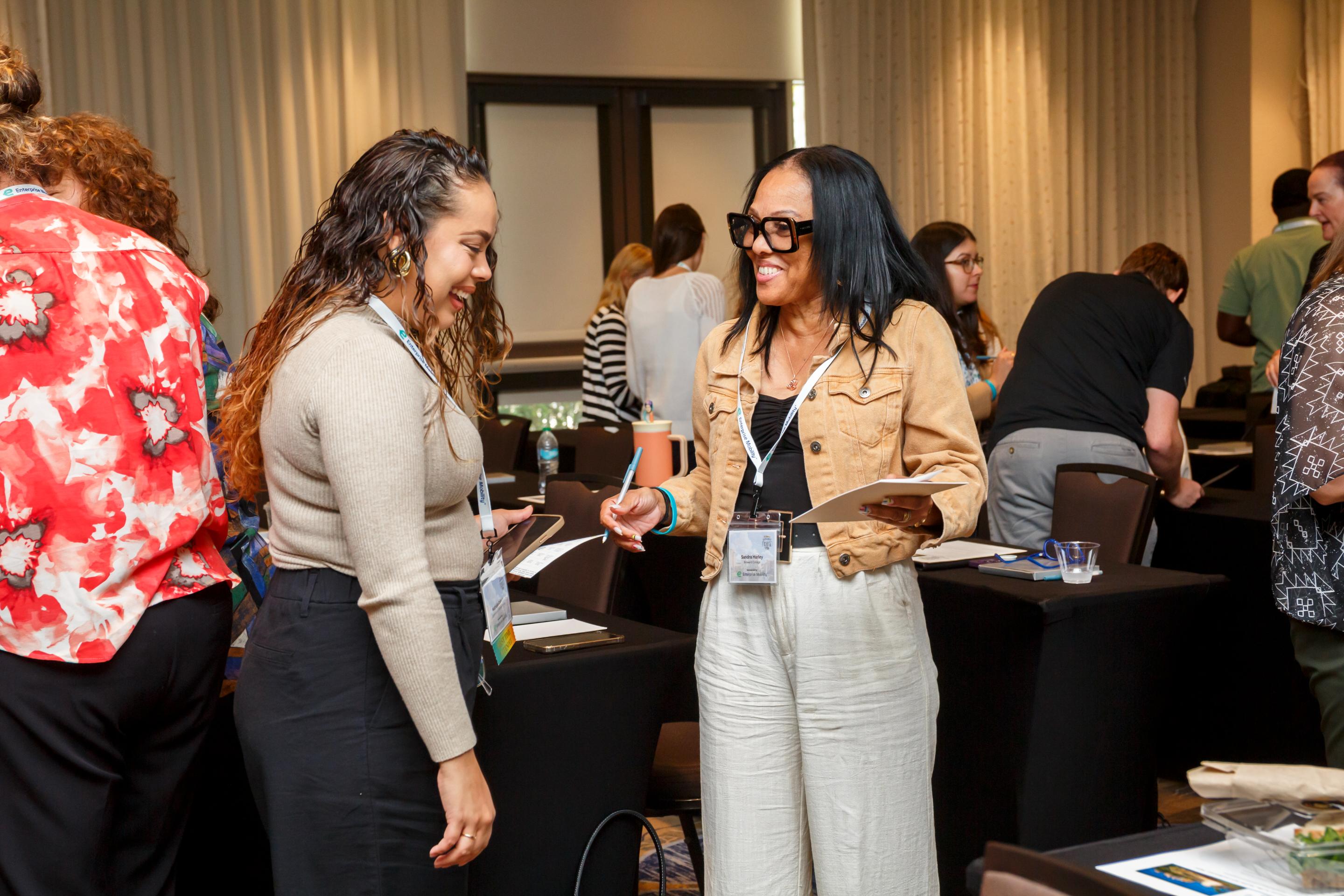 Indoor wedding ceremony in Orlando with couple exchanging vows