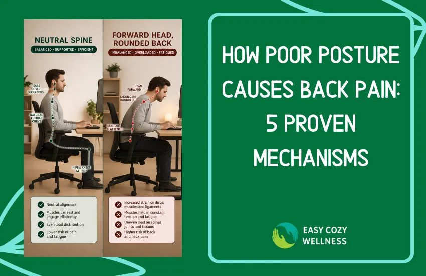 how poor posture causes back pain sitting mechanics Nanaimo