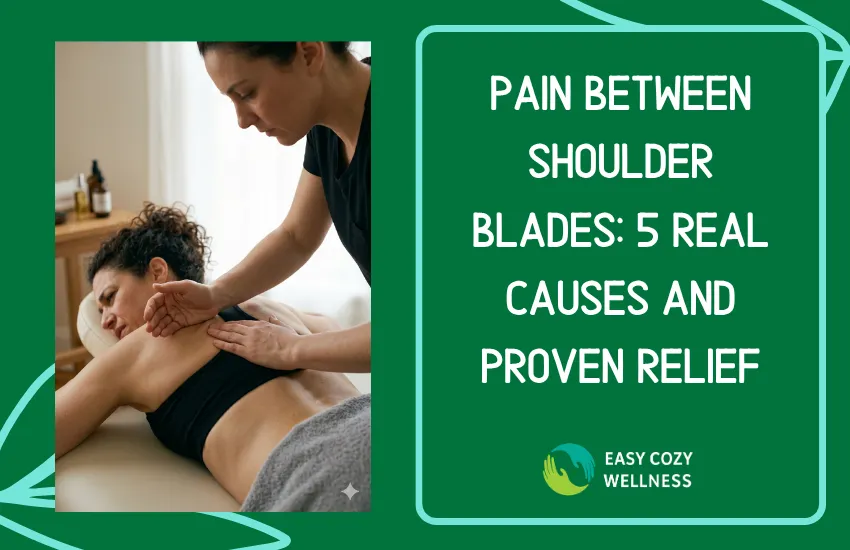 pain between shoulder blades causes treatment massage Nanaimo