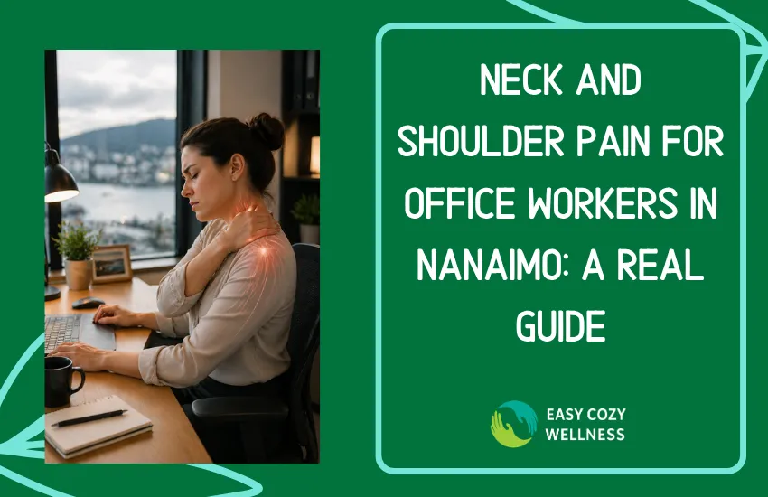 Why office work creates neck and shoulder pain in this specific pattern