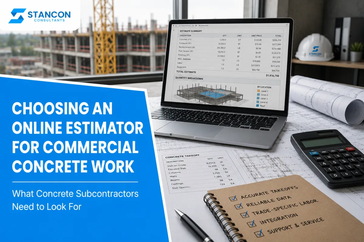 Choosing an Online Estimator: What Concrete Subcontractors Need to Look For