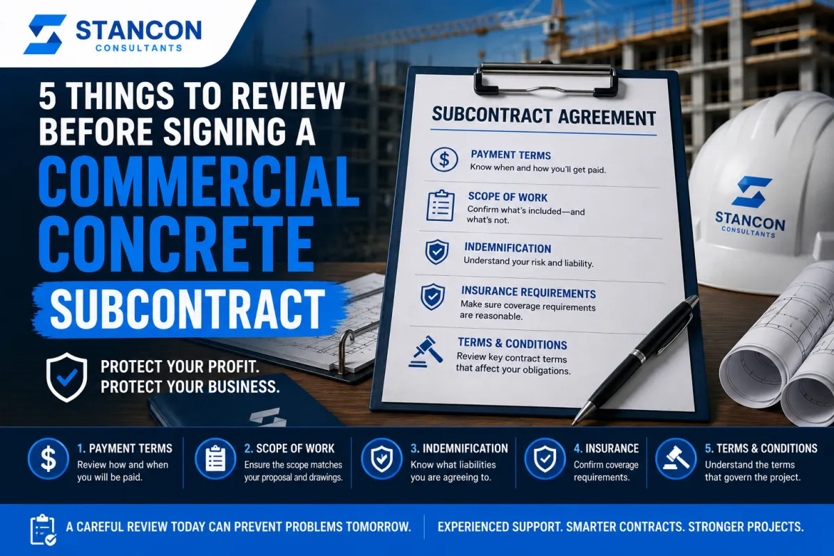 commercial concrete subcontract