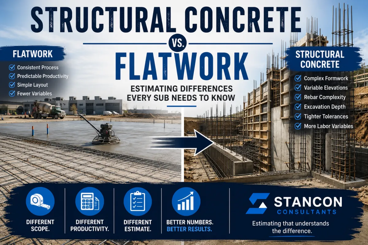 Structural Concrete vs Flatwork
