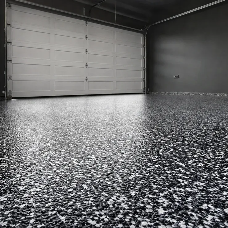 freshly painted interior walls with clean finish