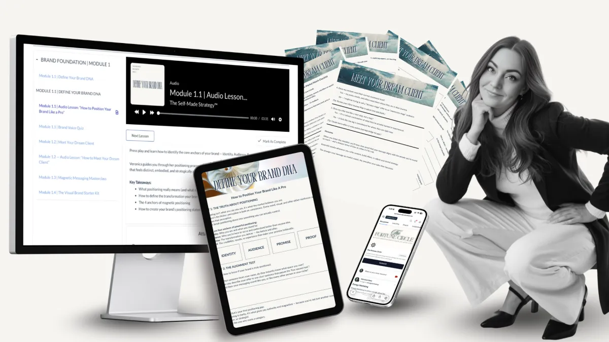 The Self-Made Strategy™ by Veronica Dietz — Clarity That Converts