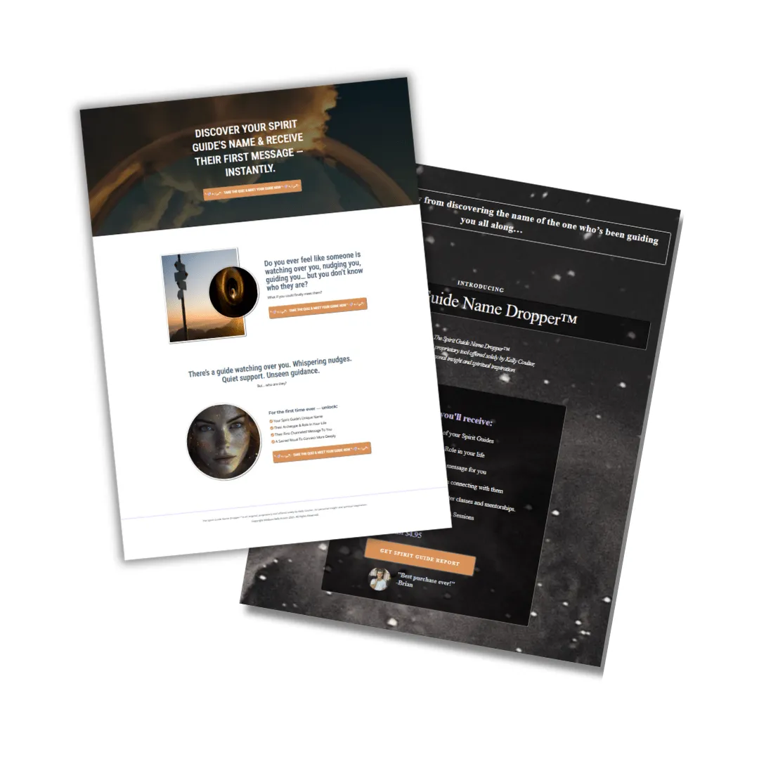 Automated low-ticket sales funnel for a spiritual coach built in GoHighLevel