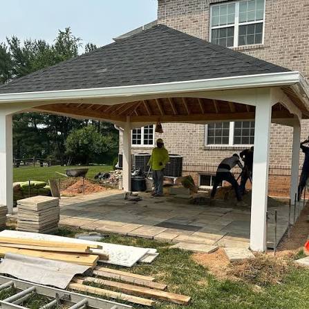 Harrisonburg Concrete builds and installs Patio.