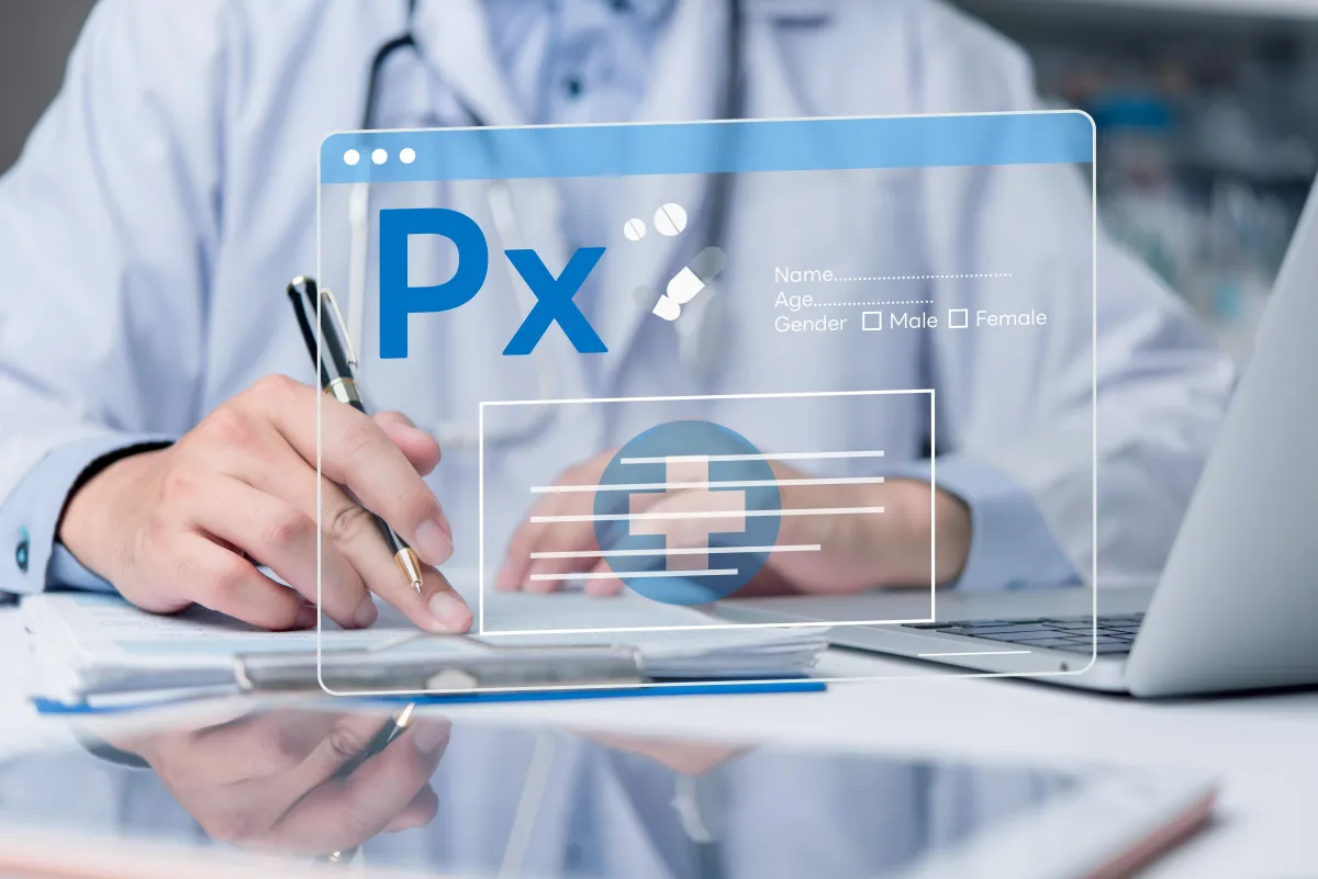 Online private prescription service with UK GP and pharmacy integration.