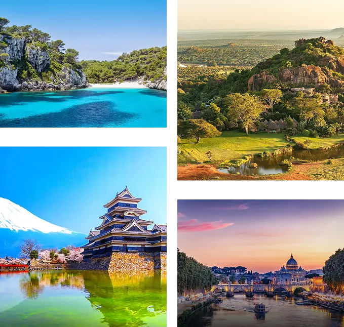 International Itineraries Designed For You