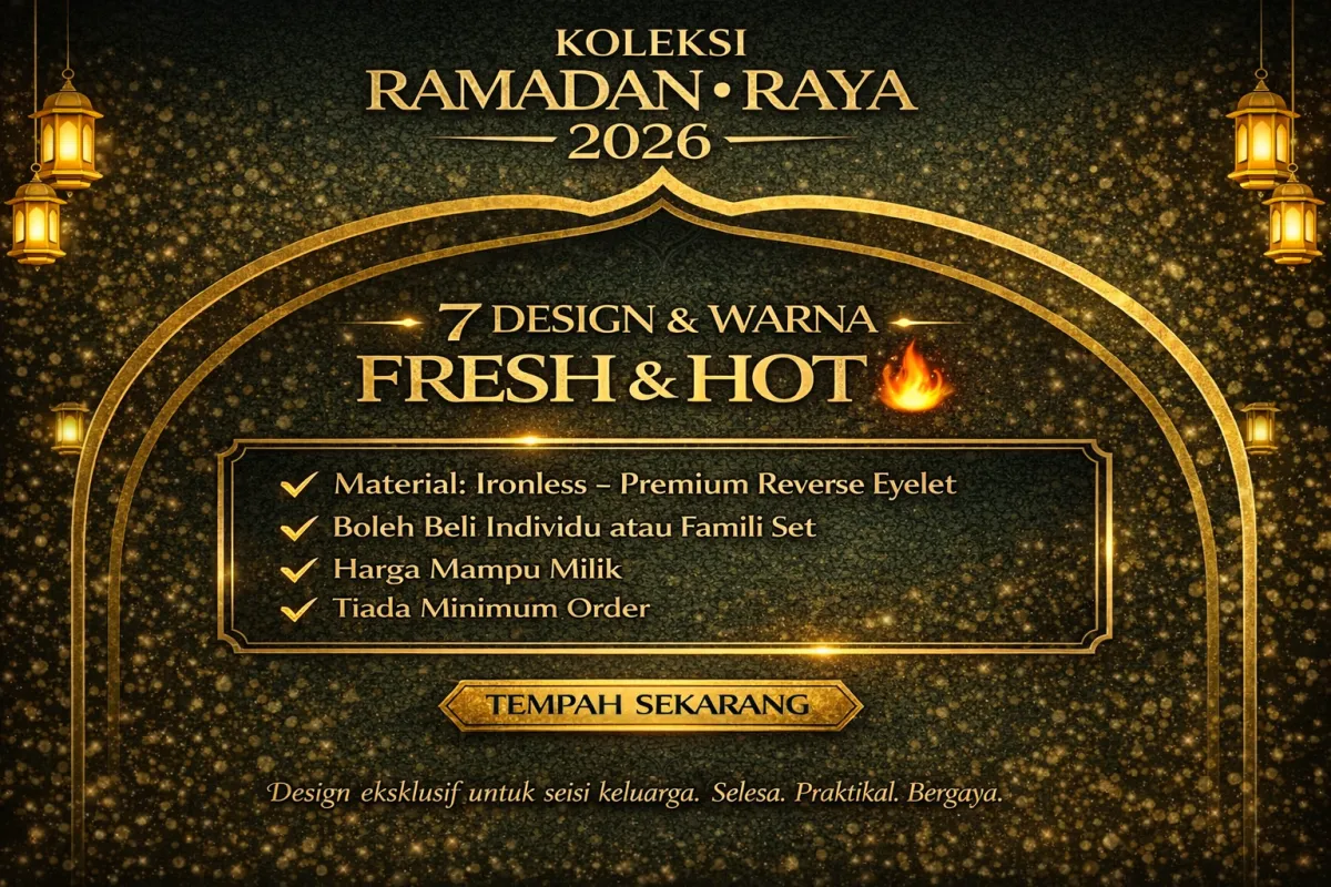 Keluarga Malaysia bergaya sedondon untuk Ramadan & Raya