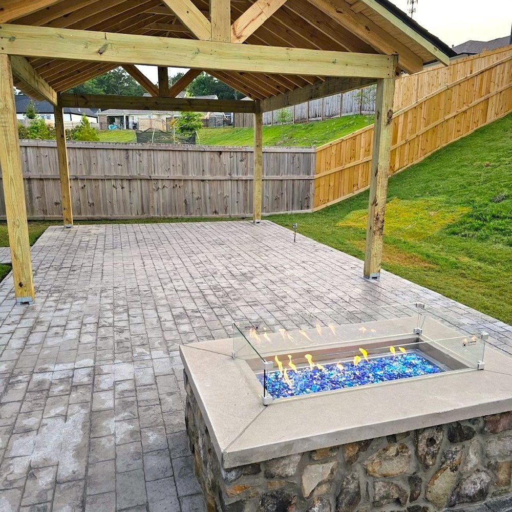 Bessemer Concrete Concrete builds and installs Patio