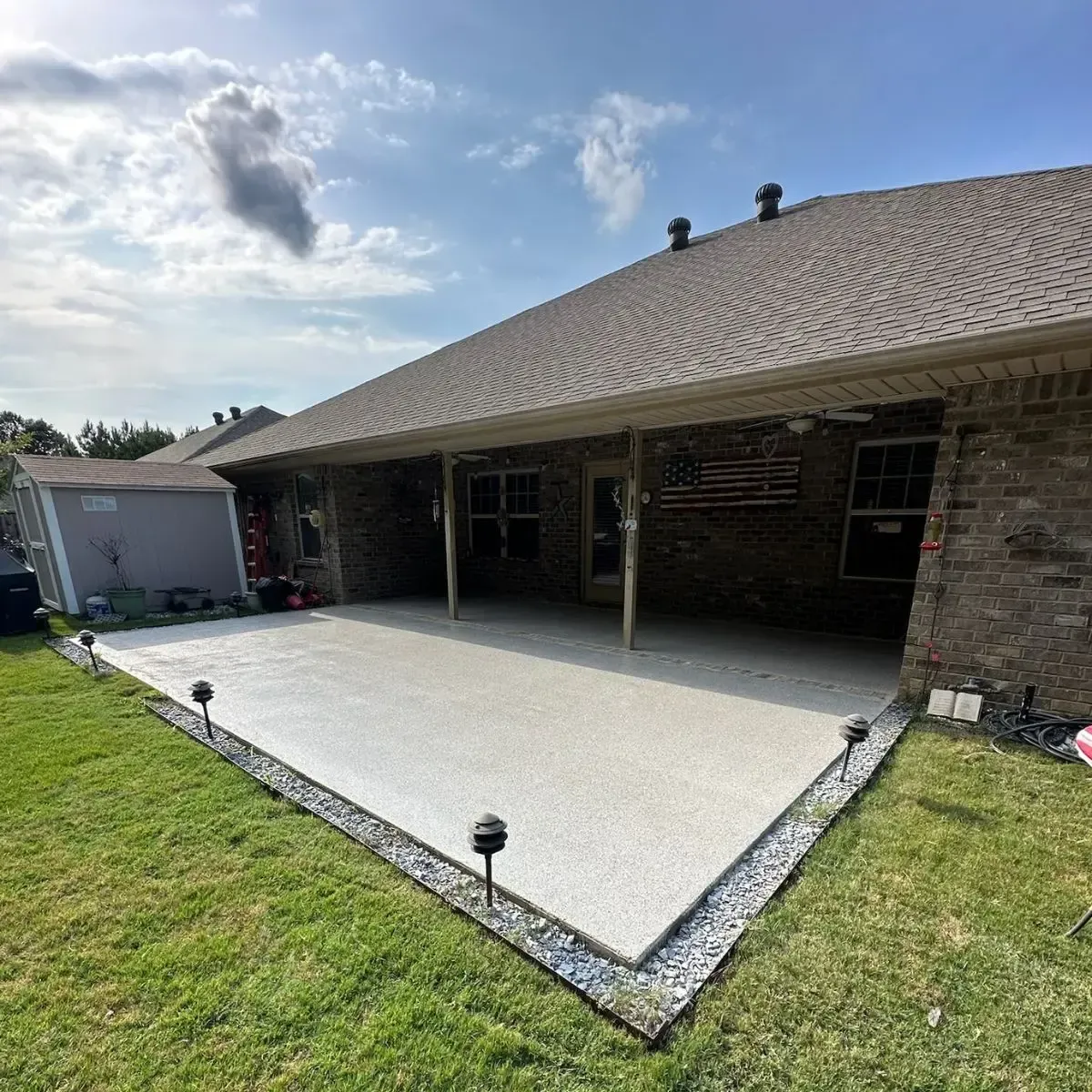 Bessemer Concrete Concrete builds and installs Patio