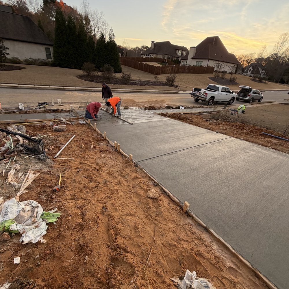Bessemer Concrete Concrete builds and installs Driveway