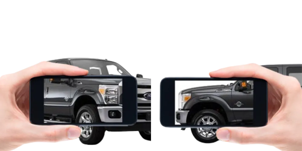 Take photos of your dents