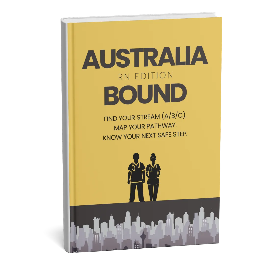 Australia-Bound RN ebook mockup cover