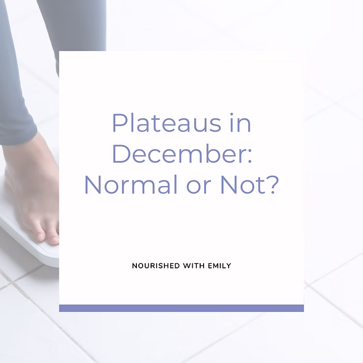 Plateaus in December: Normal or Not?
