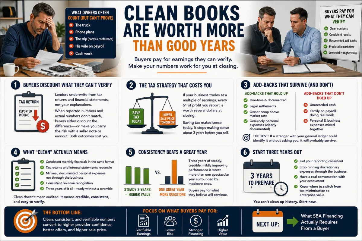 Financial Performance: Why Clean Books Raise Your Price