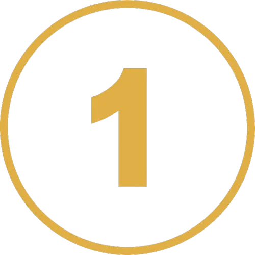 Número uno en círculo azul destacando inicio de entrenamiento