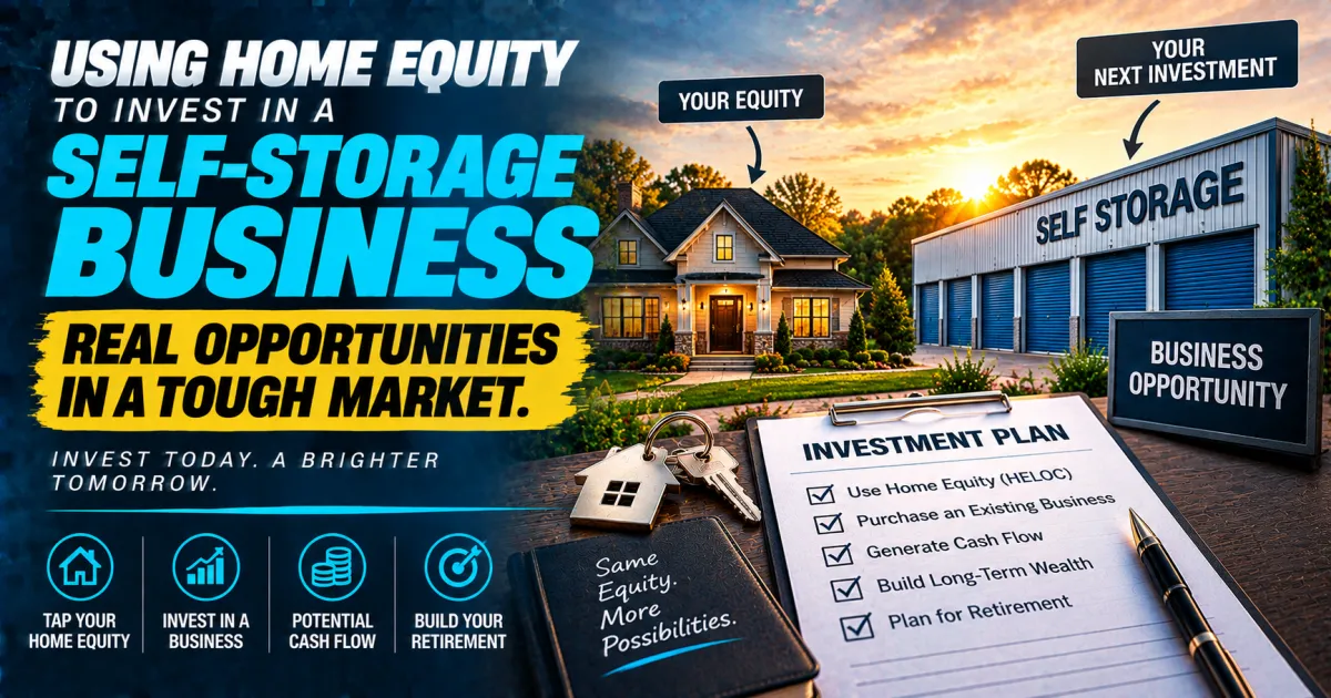 A Florida Homeowner Used a HELOC to Buy a Self Storage Business and Here Is How the Strategy Worked