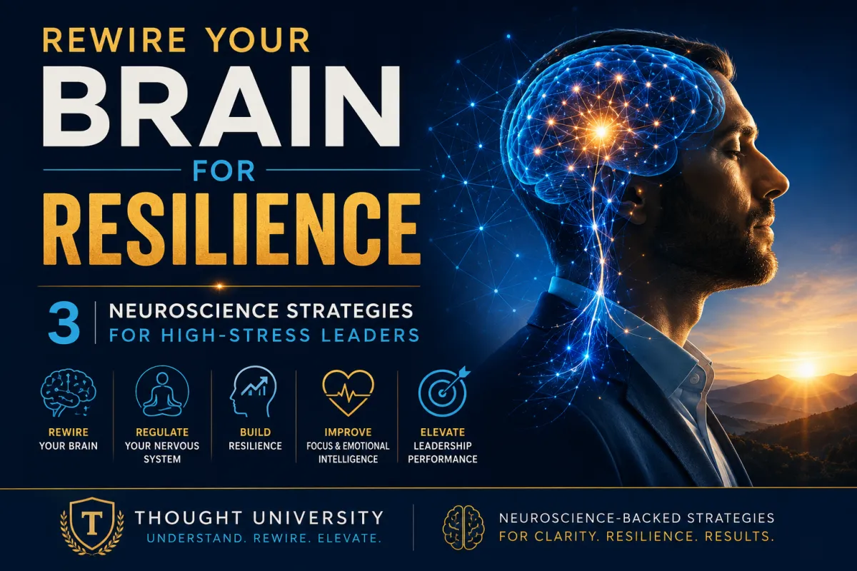 Rewire Your Brain for Resilience: 3 Neuroscience Strategies for High-Stress Leaders