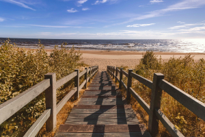 Staircase to Beach