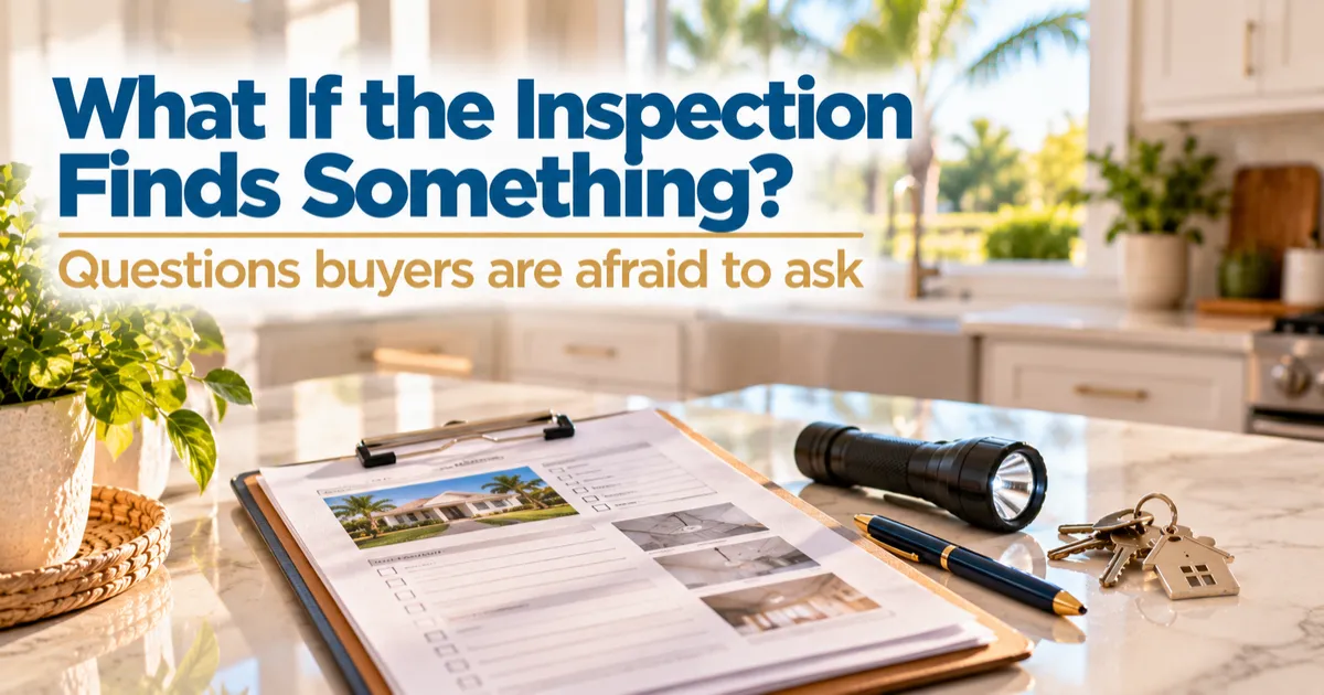 Questions Buyers Are Afraid to Ask: "What If the Inspection Finds Something Wrong?"