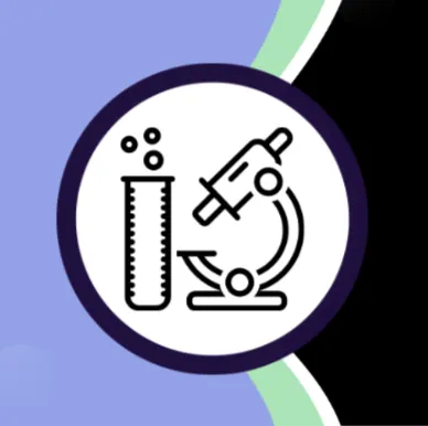 Icon representing genetic testing for early detection, DNA analysis, and personalized medicine.