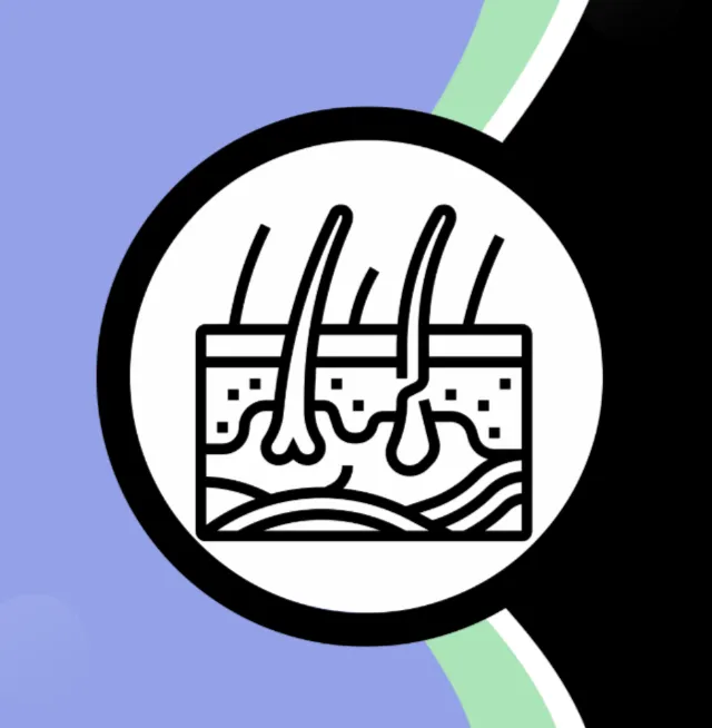 Icon representing advanced skin substitutes for wound care and tissue regeneration.
