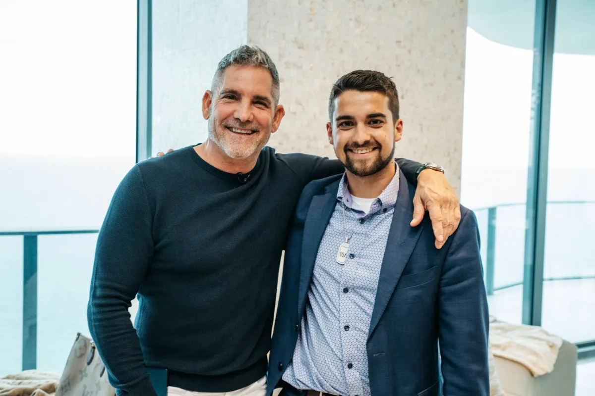 Grant Cardone and Alex Zastoupil