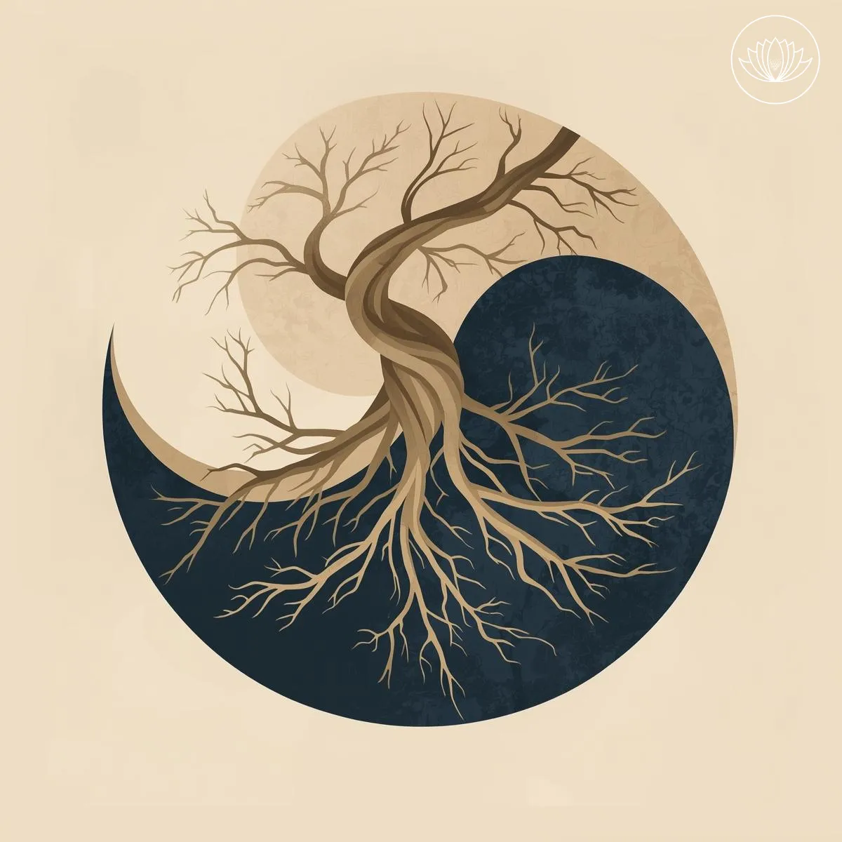 جذور متشابكة ترمز لأسباب التشتت وعدم وضوح الهدف